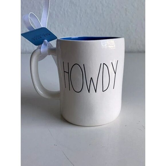 Rae Dunn Disney Pixar Toy Story Woody Howdy Mug Double Sided Ceramic NEW - Picture 5 of 8